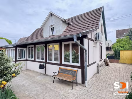 plobsheim - maison 96m² sur 3,50 ares avec gge + dependance - plobsheim