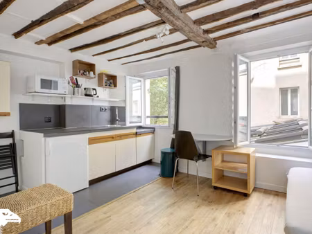 location appartement - 1 pièces - 17 m² - paris - (75)