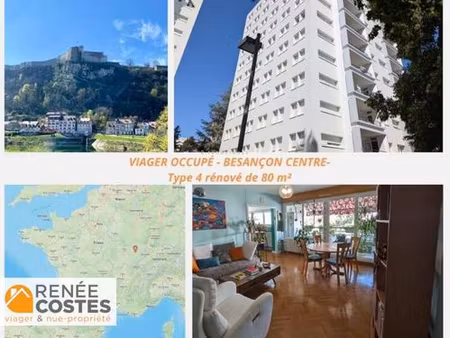 viager occupé - f75 ans - besancon (25000)