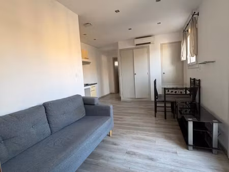 appartement meublé t2 avec balcon et parking