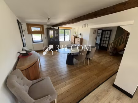 a vendre maison flamande semi plain-pied de 120m² avec 4 chambres et un jardin