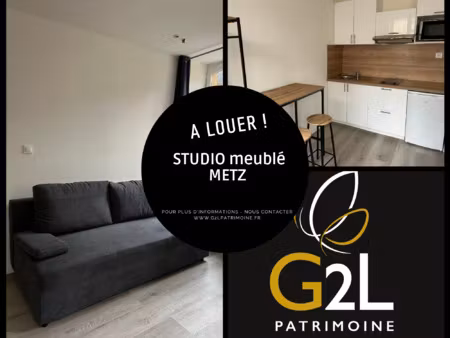 studio meublé - metz hyper centre