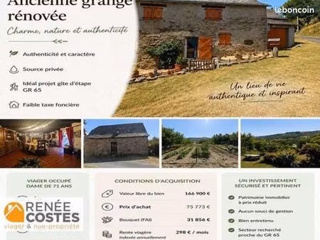 gîte en viager 3 pièces 89 m²
