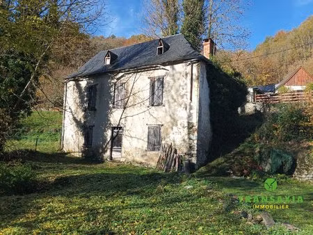 maison ancienne, avec grand terrain face à la montagne