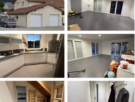 maison contemporaine (2012) – 158 m² – 6 pièces – proche frontière suisse