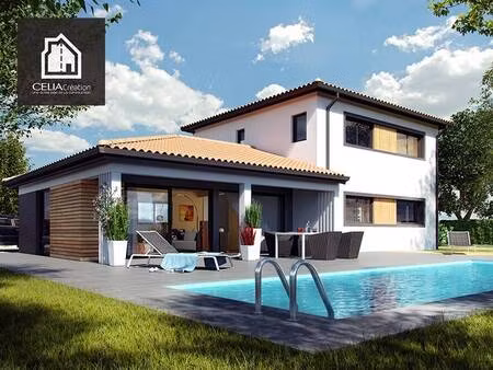 terrain avec maison neuve à vendre