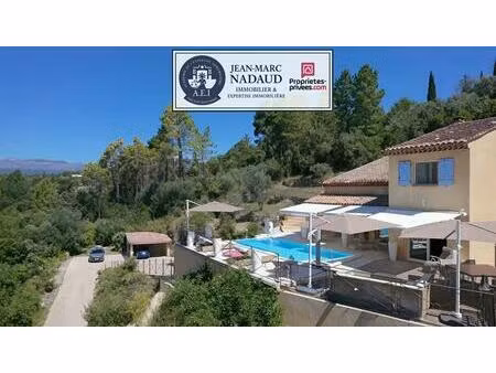 villa montauroux 5 pièce(s) 140 m2, terrain dominant 3080m2, piscine, domotique intégrale