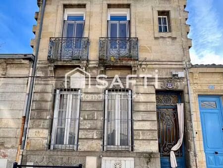 nansouty / saint-genès : maison familiale de 183 m² avec 4 chambres, cave un jardin.