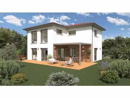 terrain avec maison neuve à vendre