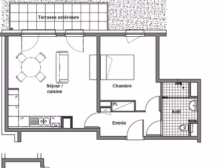 à louer appartement 47 m² – 380 € |nancy