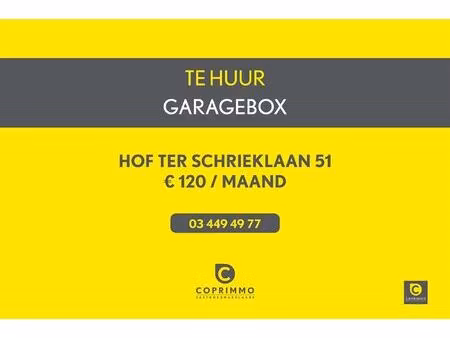 garage te huur in antwerpen