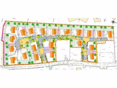 terrain 526 m² romans sur isere