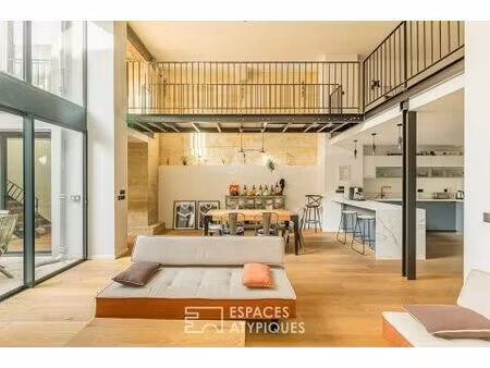 loft au calme avec piscine et grand garage