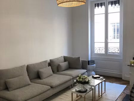 appartement meublé - lyon 6e arrondissement - brotteaux - 2 pièce(s) - 52,13m2 -