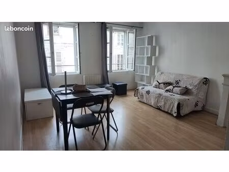 appartement meublé t1bis 28m3 la rochelle - hypercentre