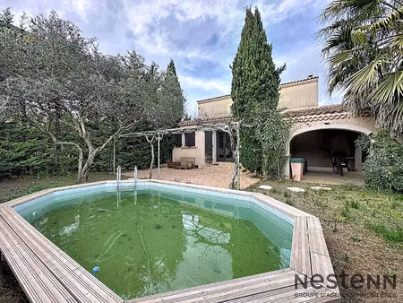maison t5 152 m2 avec piscine 4 chambres + bureau marignane