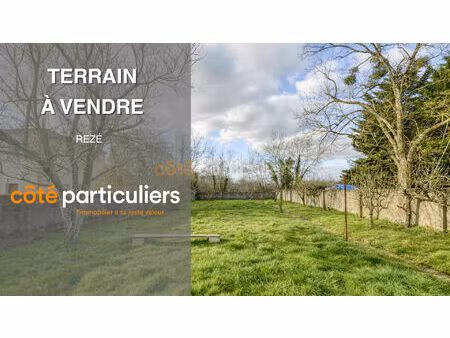 rezé -- terrain 459m2 -- expo sud