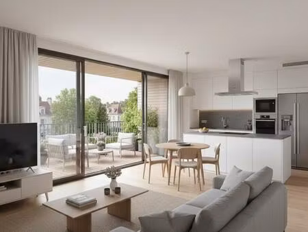 appartement 3 pièces d’environ 55 m² avec grand balcon et parking – quartier recherché de 