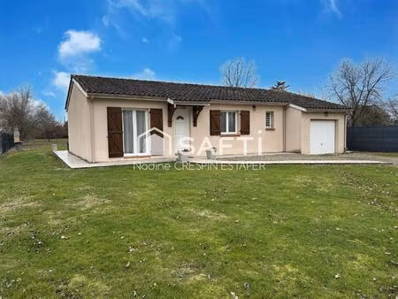 la ville-dieu-du-temple: maison familiale de plain-pied de type 4 d'environ 95m²