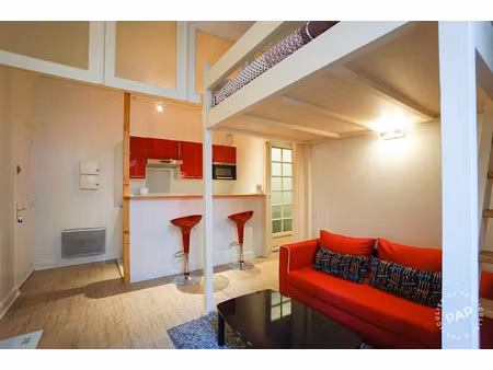 location meublée appartement 1 pièce 21 m² à paris 17ème (75017), 1 250 €