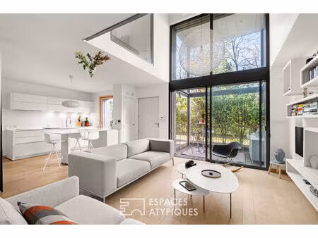 duplex en rez-de-jardin dans une copropriété exclusive