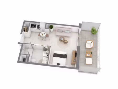 location appartement 1 pièce 28 m² à nantes (44000), 498 €