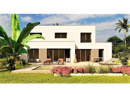 terrain avec maison neuve à vendre