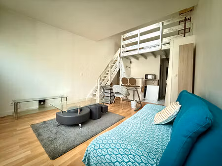 à louer : charmant appartement meublé 2 pièces à reims