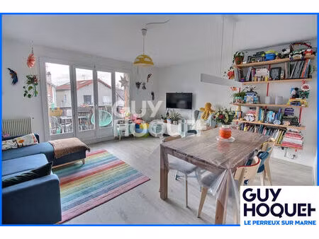 appartement 3 pièces de 66.03m² - balcon, cave, box