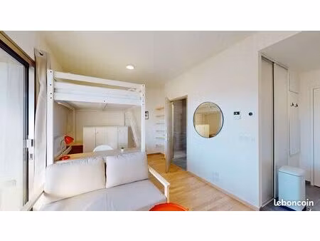 location studio meublé de 26.24m2