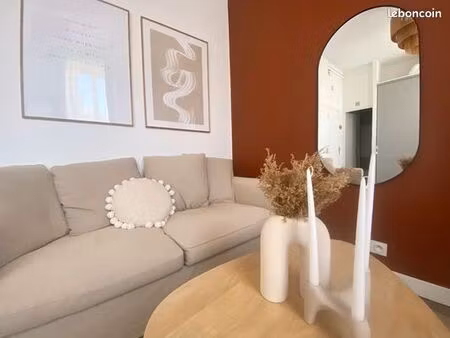 à louer, très charmant t1 meublé de 19 m²