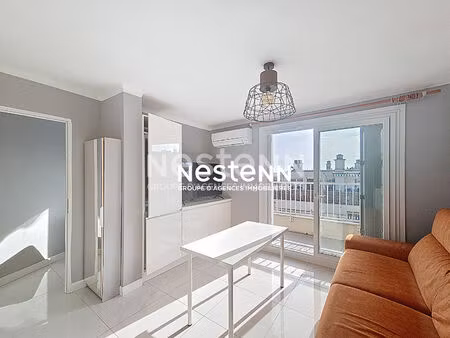 appartement cannes - 2p- 22m2- sud ouest - proche commodités