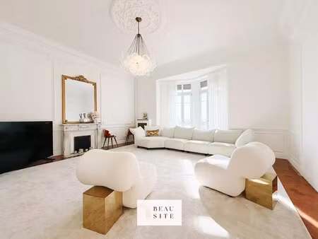 nice - cimiez : appartement bourgeois 4 pièces d’exception