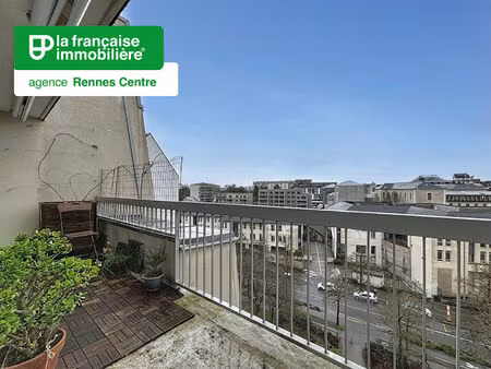 appartement rennes centre ville - hôtel dieu - 6 pièces 113.41m2 - cave - parking - grenie
