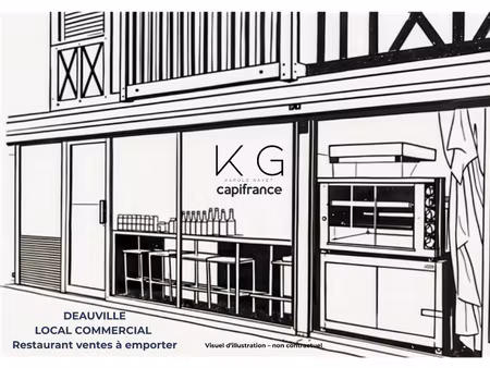 fonds de commerce à vendre trouville sur mer 40m2 81 000€