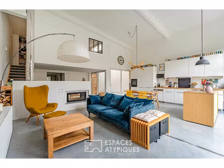 loft avec jardin en coeur de ville