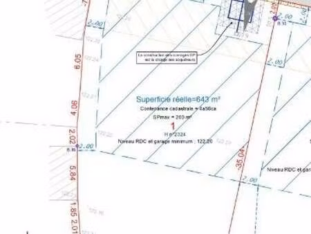 vente terrain à plouigneau (29610) : à vendre / 643m² plouigneau