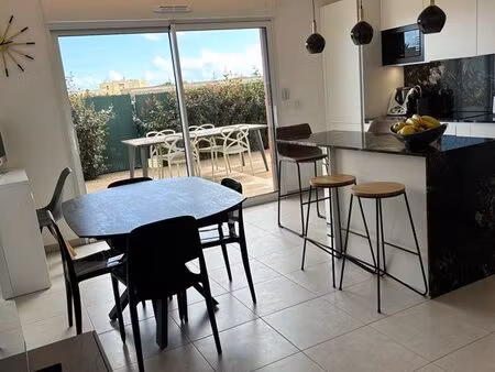 appartement 3 pièces rez-de-jardin