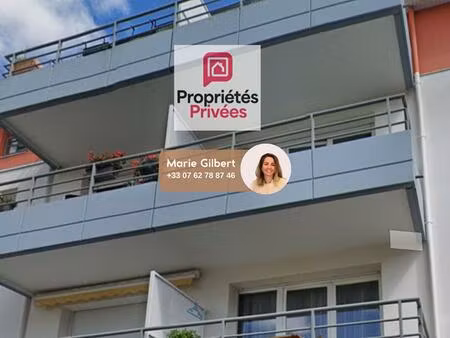 t3 lumineux 68 m² avec balcon, garage, quimper proche centre et halage