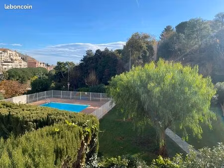 à louer 2 pièces terrasse piscine