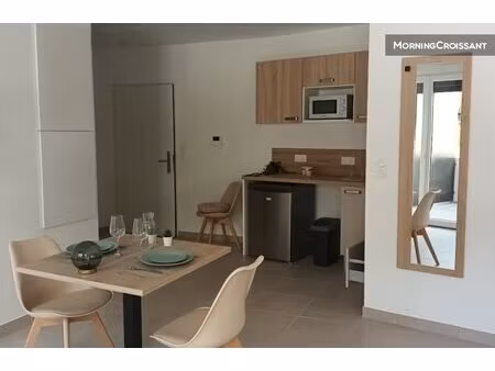 joli t1 meublé dans résidence calme