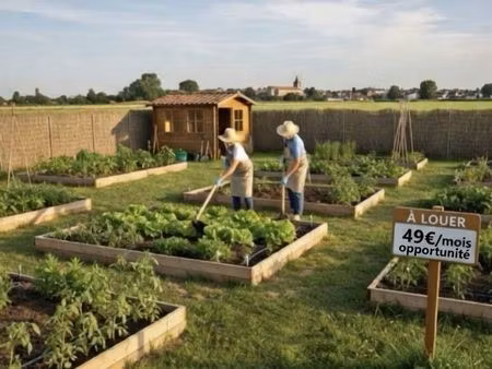 terrain clos avec portail et réserve d’eau – idéal potager, loisirs et famille