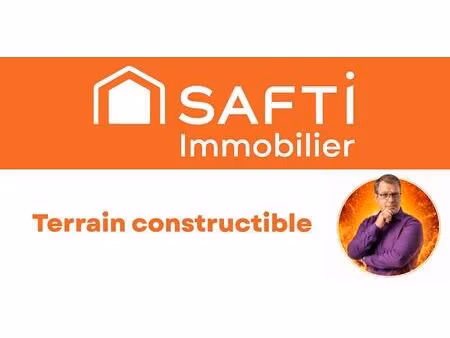terrain constructible de 1000m²
