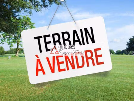vente terrain 800 m² verdelais (33490)