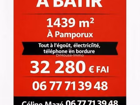 terrain constructible à vendre