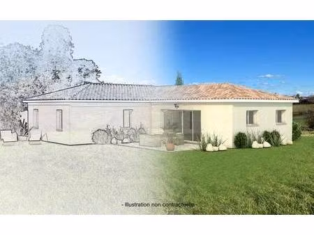 terrain avec maison neuve à vendre