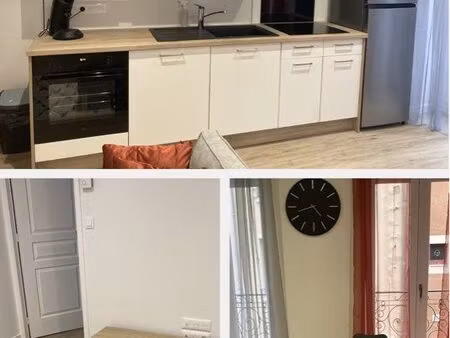 à louer – appartement meublé 2 pièces – 45 m² – hypercentre