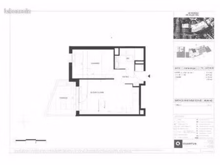 appartement 2 pièces 40 m²