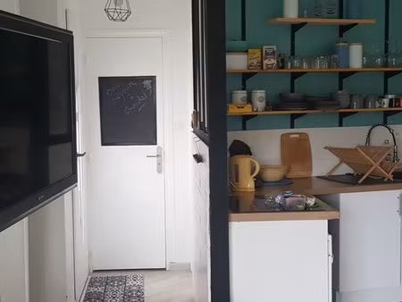 t2 meuble plain pied / jardin / guidel plages