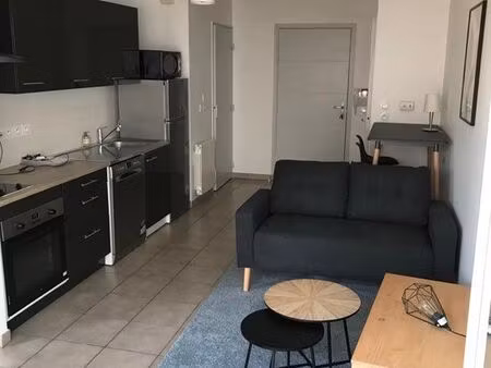 appart meublé lyon 3e - 2 pièces 39 m² + balcon + parking